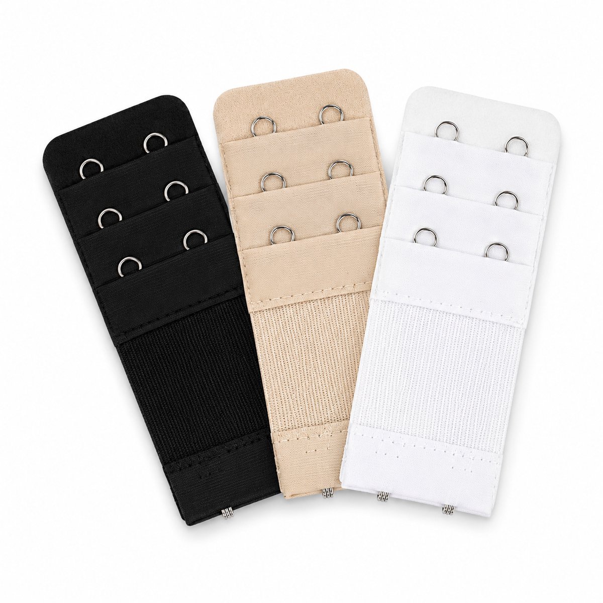 Consumerce® BH Verlengstuk 2 Haaks - One Size - 3 Stuks - Verlenger
