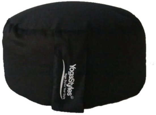 YogaStyles Meditatiekussen Comfort Zwart 12cm van YogaStyles — afbeelding 5