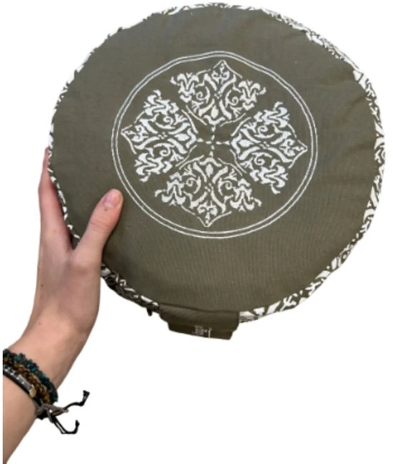 YogaStyles meditatiekussen design grijs van YogaStyles — afbeelding 3