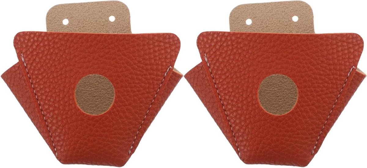 Teenbeschermers Rolschaatsen - Teenkappen Schaatsen - Bescherming Rolschaatsen - Botsingspreventie - 9 x 9 x 7.5 cm - Oranje