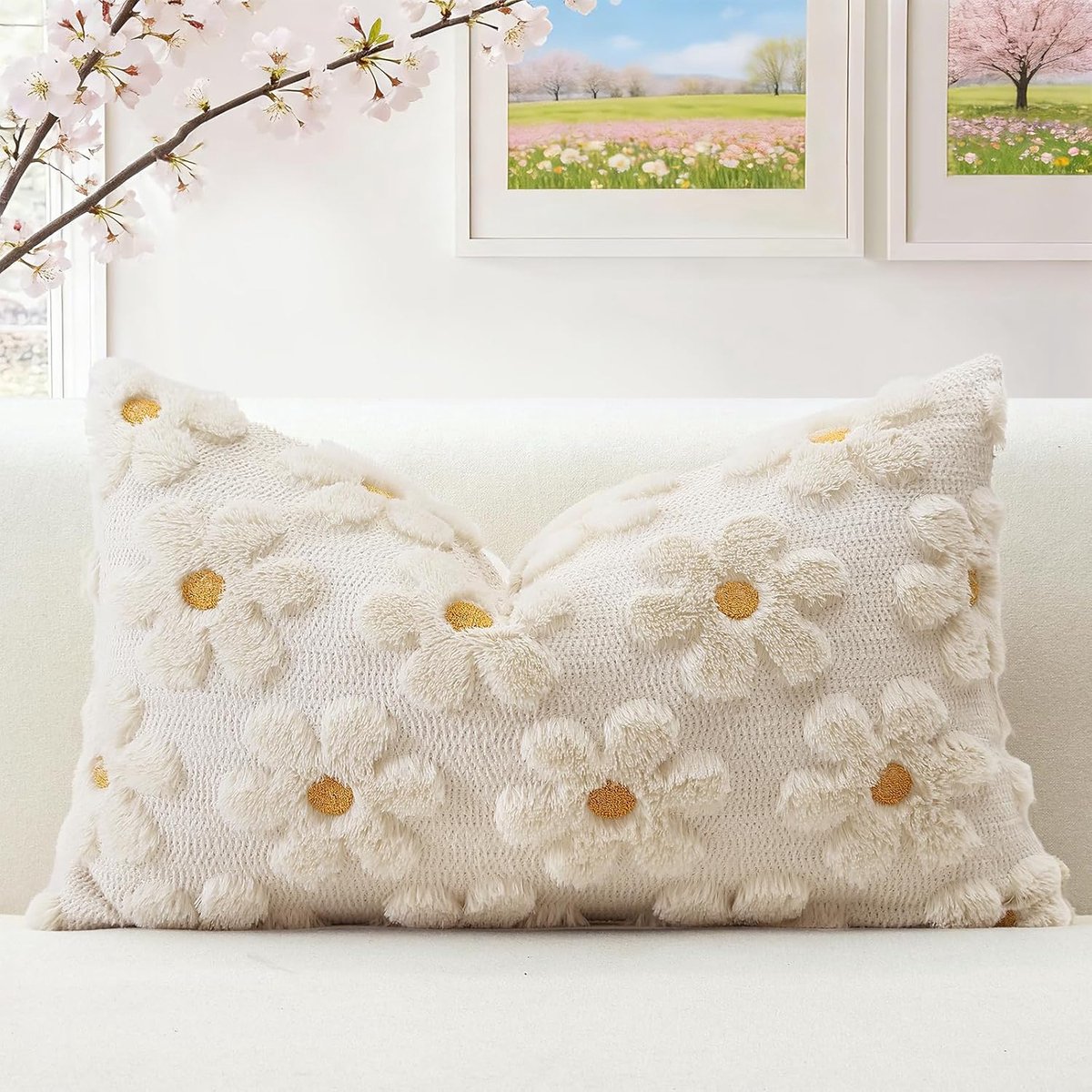 Kussenhoes 30 x 50 cm - Zacht pluche - Wollig fluweel - Decoratief voor bank of slaapkamer - ShopVlot
