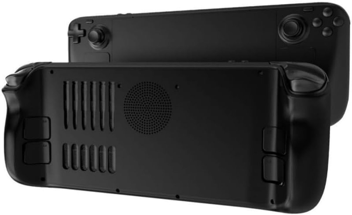 SnelShoppen - Back Plate Housing Faceplates voor Steam Deck/Steam Deck OLED Console - DIY Vervangende Behuizing met Koeling - Zwart