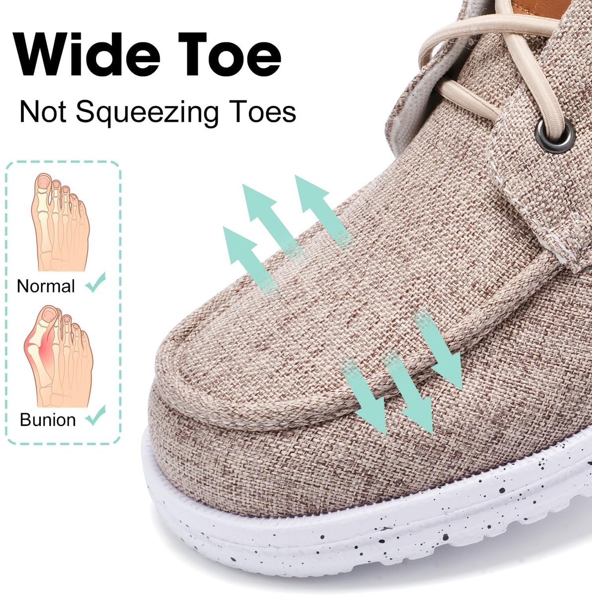 Omgoods - Dames Slip-On Schoenen met Arch Support