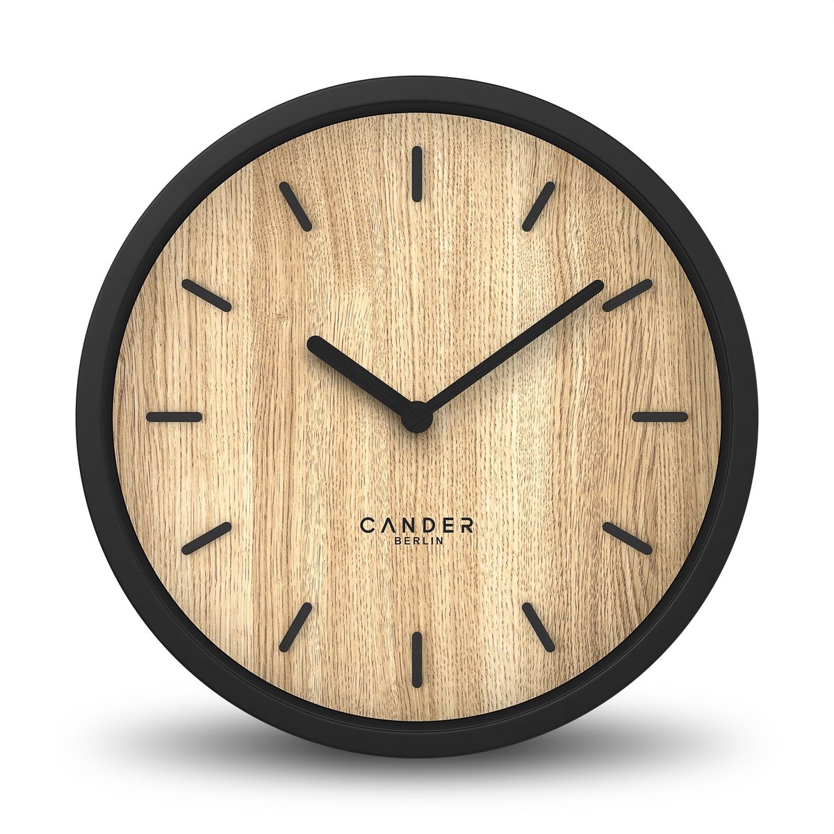 Omgoods - Wandklok Cander Berlin 2030 V - Stille Houten Klok 30cm