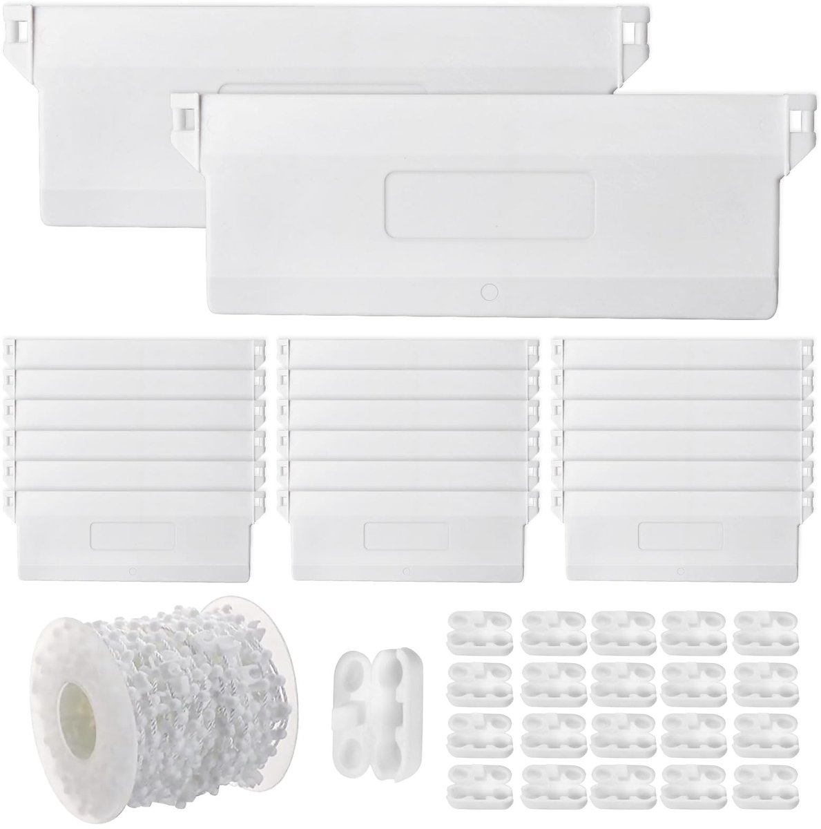 Omgoods - Set van 20 Gewichtplaten voor Verticale Jaloezieën 127 mm