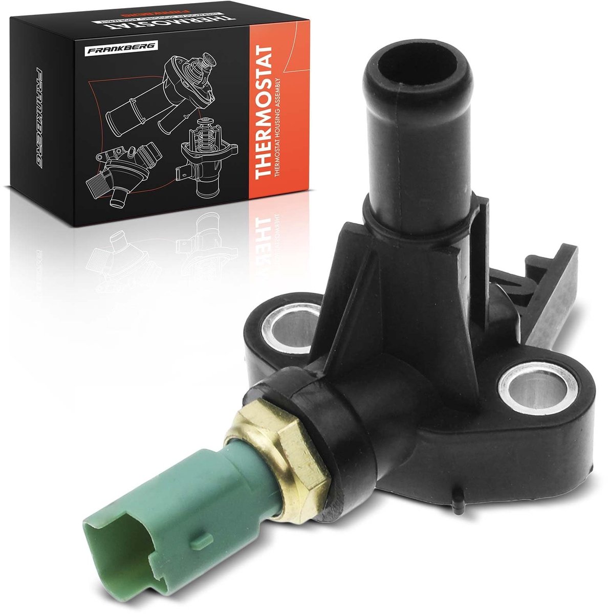 Omgoods - Thermostaat met Behuizing voor Diverse Fiat Modellen - Betrouwbare Prestaties