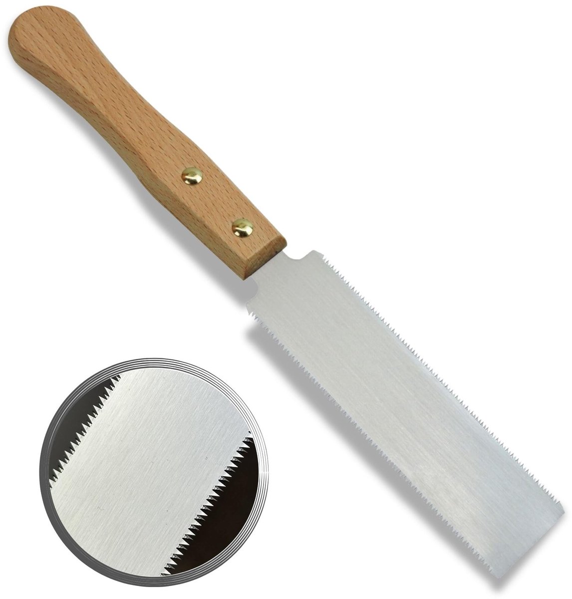 Omgoods - 5512 Japanse Zaag Ryoba Mini - Voor Fijne Werkzaamheden en Modelbouw