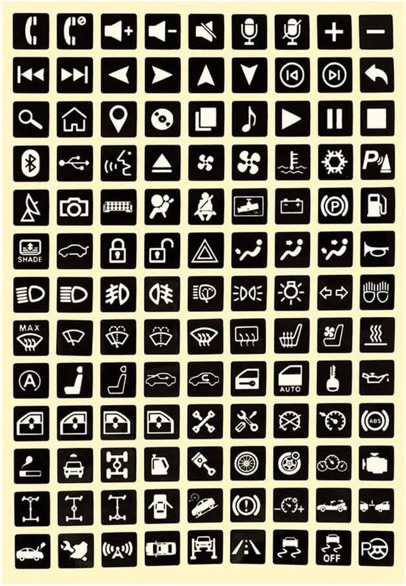 Stickers met Multifunctionele Knoppen