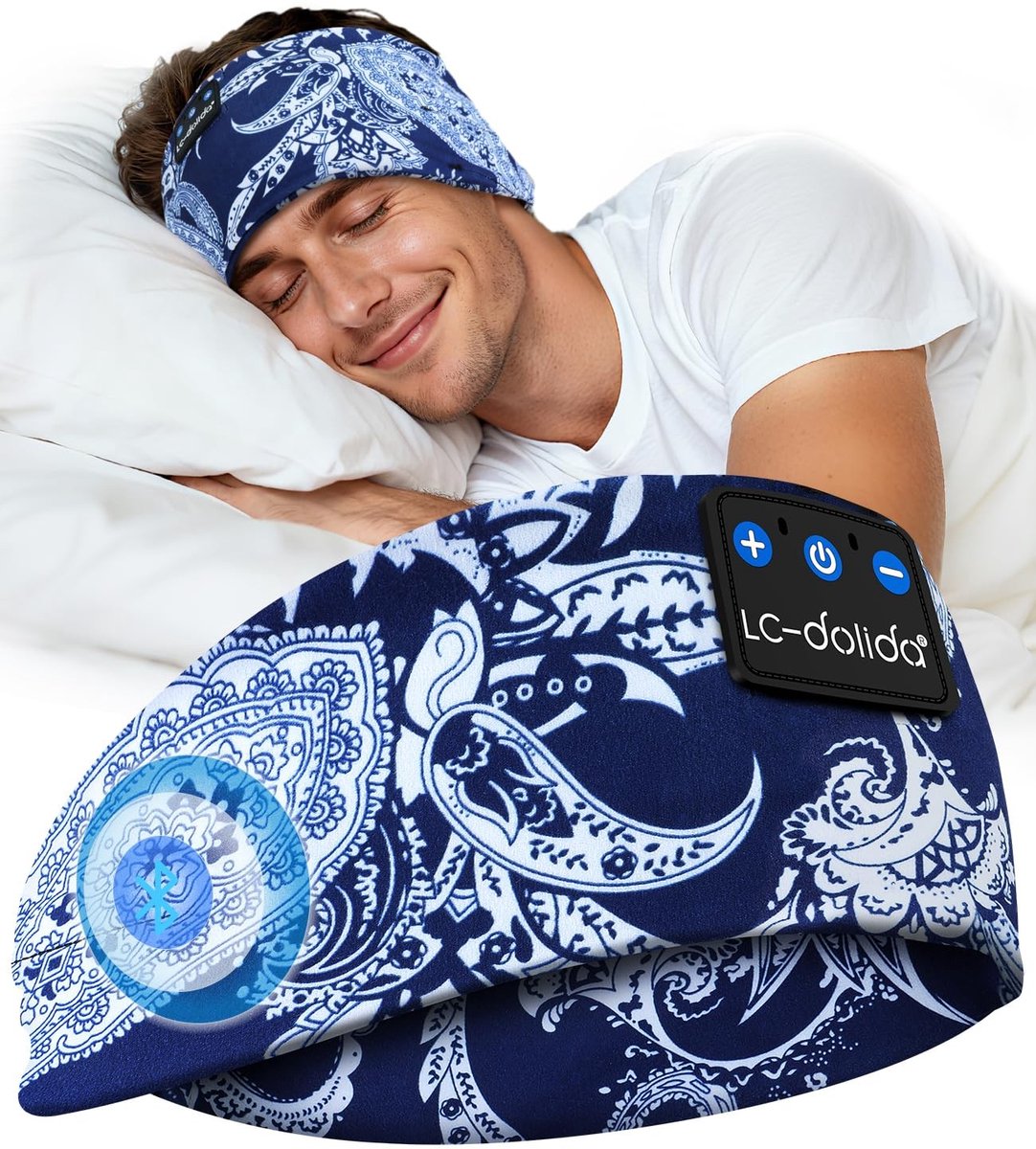 Omgoods - Draadloze Slaap Hoofdtelefoon - Super Zachte Hoofdband voor Sport en Ontspanning