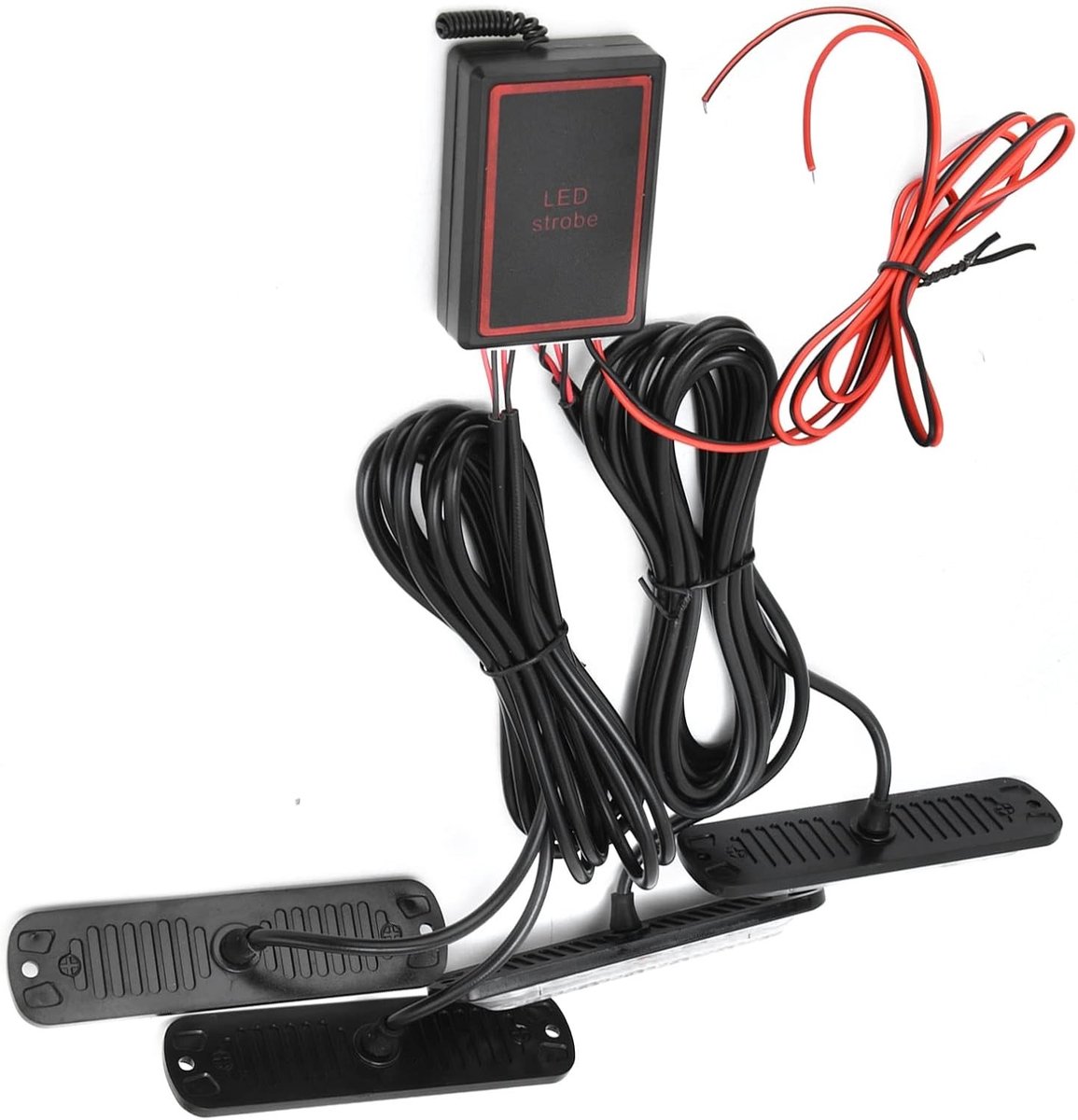 Omgoods- Noodwaarschuwingslamp LED - Waterdicht - Draadloos - Afstandsbediening - Hoog Zichtbaarheid - Strobe 12V - Waarschuwingslicht