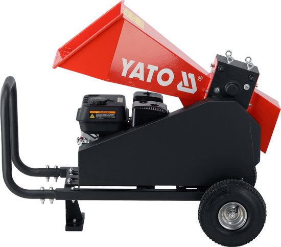 YATO YT-86160 Benzine Hakselaar 6.5 PK - Loncin Engine - 6 Snijmessen - Voor Takken tot Ø 60 mm - Maakt Kachelhout Chips (50-80 mm) van Yato — afbeelding 5