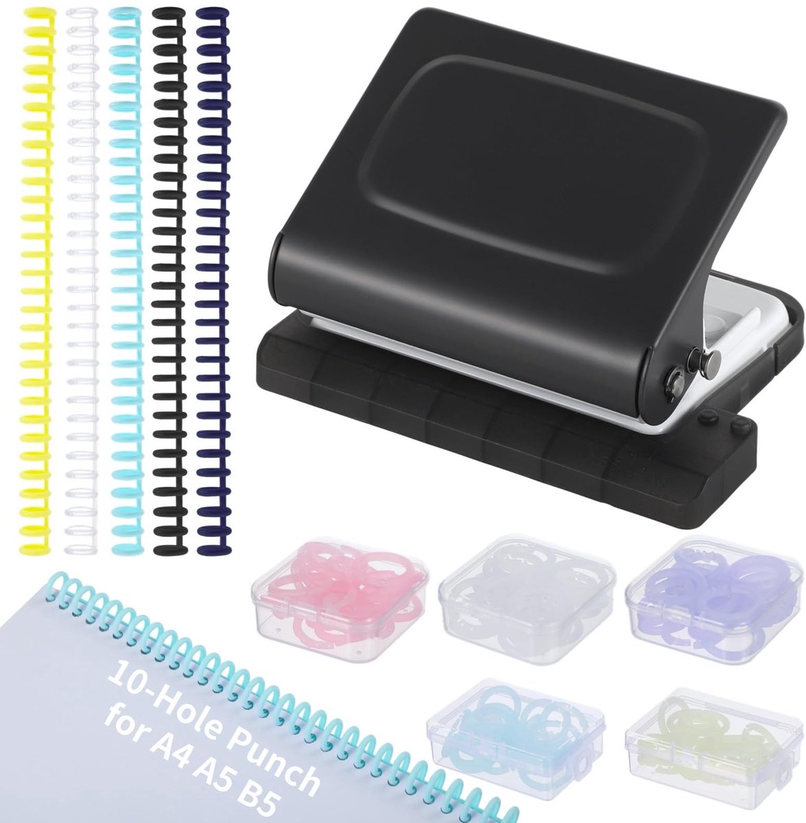 Omgoods - 10 Hole Binder Machine Kit: Handmatig Bind Systeem