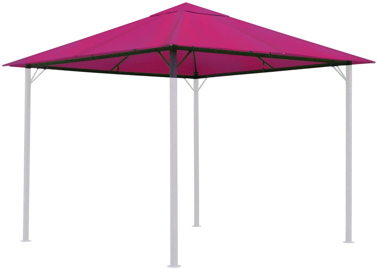 Omgoods - Vervangend Dak voor Tuingazebo 3 x 3 m - Bessenkleur