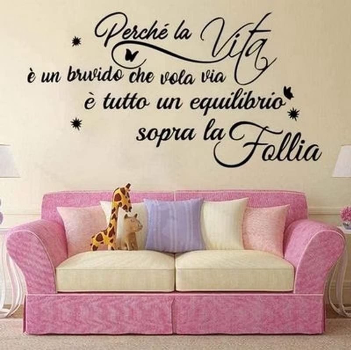 Omgoods - Wandtattoo Set Italiaanse Vlinders - Muurstickers voor Decoratie