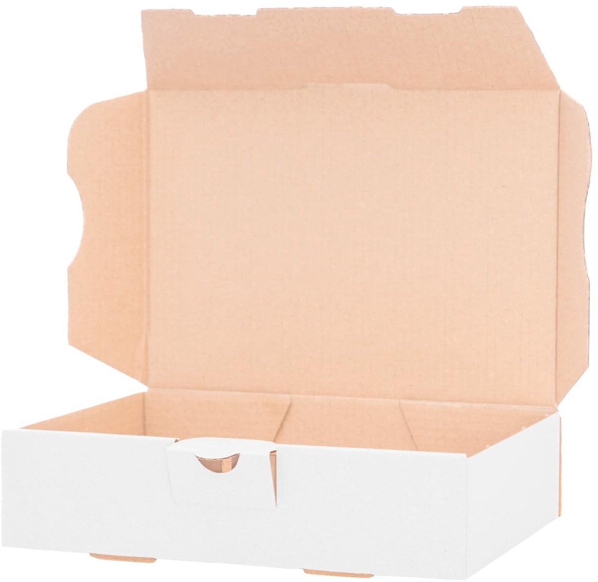 Omgoods - 10 Stuks Maxi Verzenddozen - Witte Karton voor Documenten en Pakketten