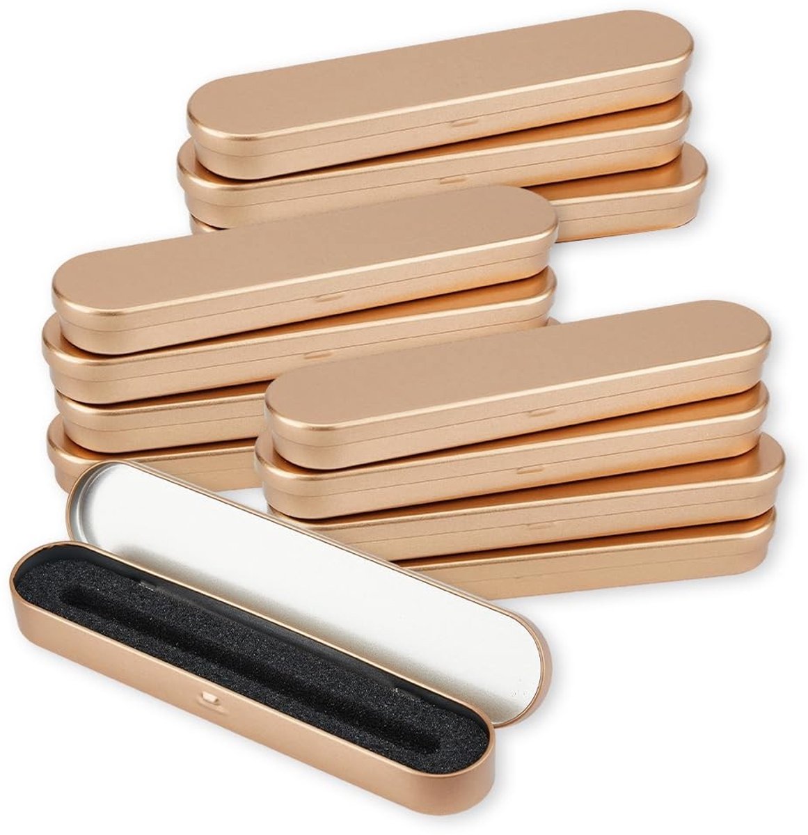 Omgoods - Balpendoos met Kussen - Potlooddozen Set van 12 stuks Burlywood