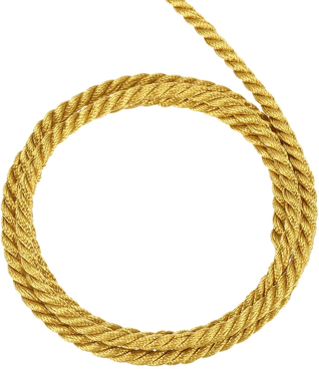 Omgoods - Decoratieve Koord - 4 mm x 15 m Polypropyleen voor Knutselen