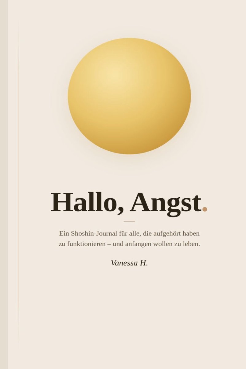 Ein Shoshin-Journal für alle, die aufgehört haben zu funktionieren – und anfangen wollen zu leben.