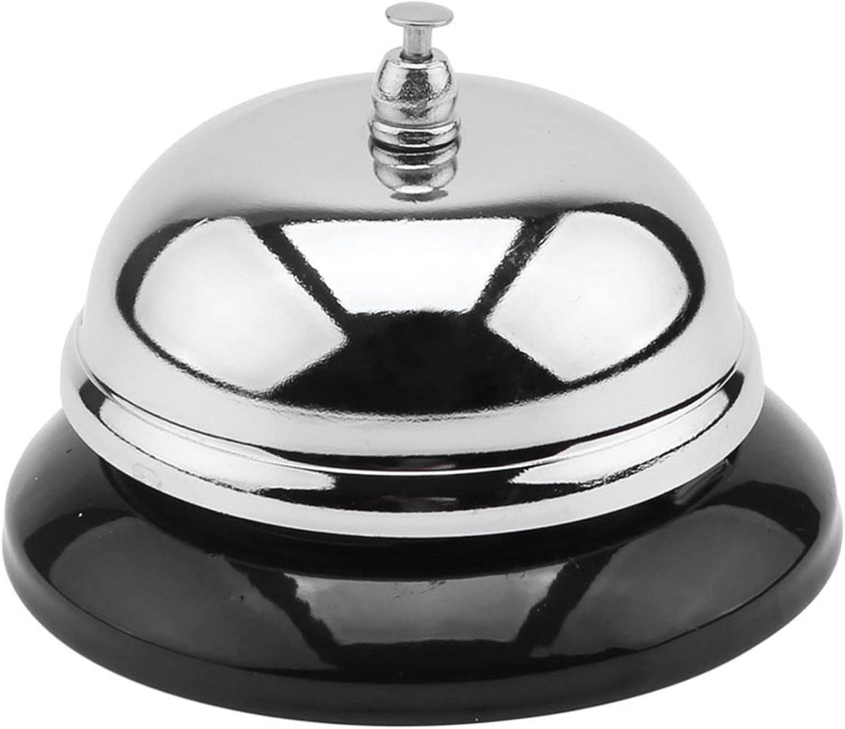 Servicebel - Oproepbel Receptie - Klantenservice Melden - Roestbestendig Metaal - 10 cm - Zilver