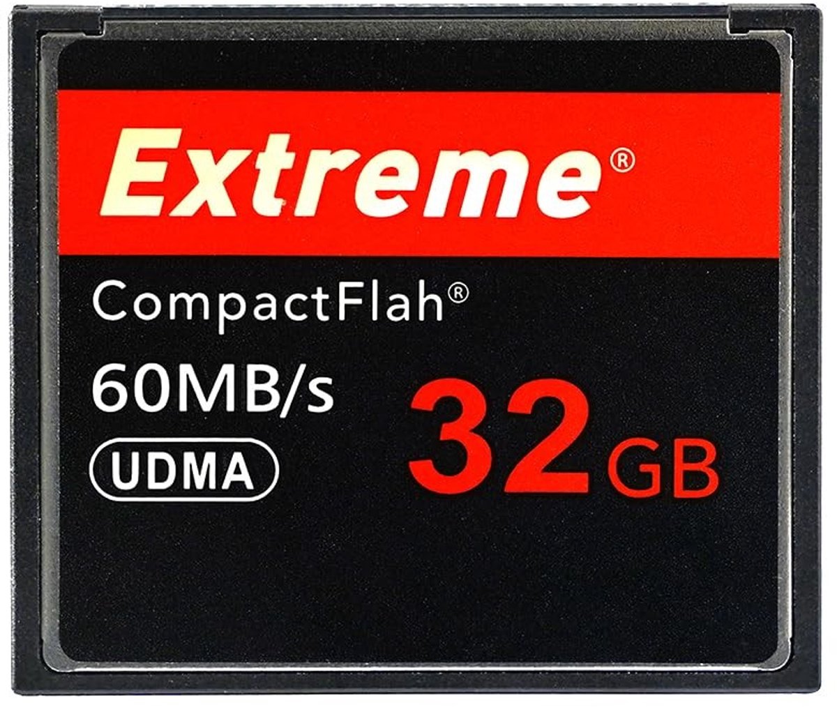 Omgoods - Extreme 32GB Compact Flash Geheugenkaart - Hoge Snelheid tot 60MB/s voor Camera