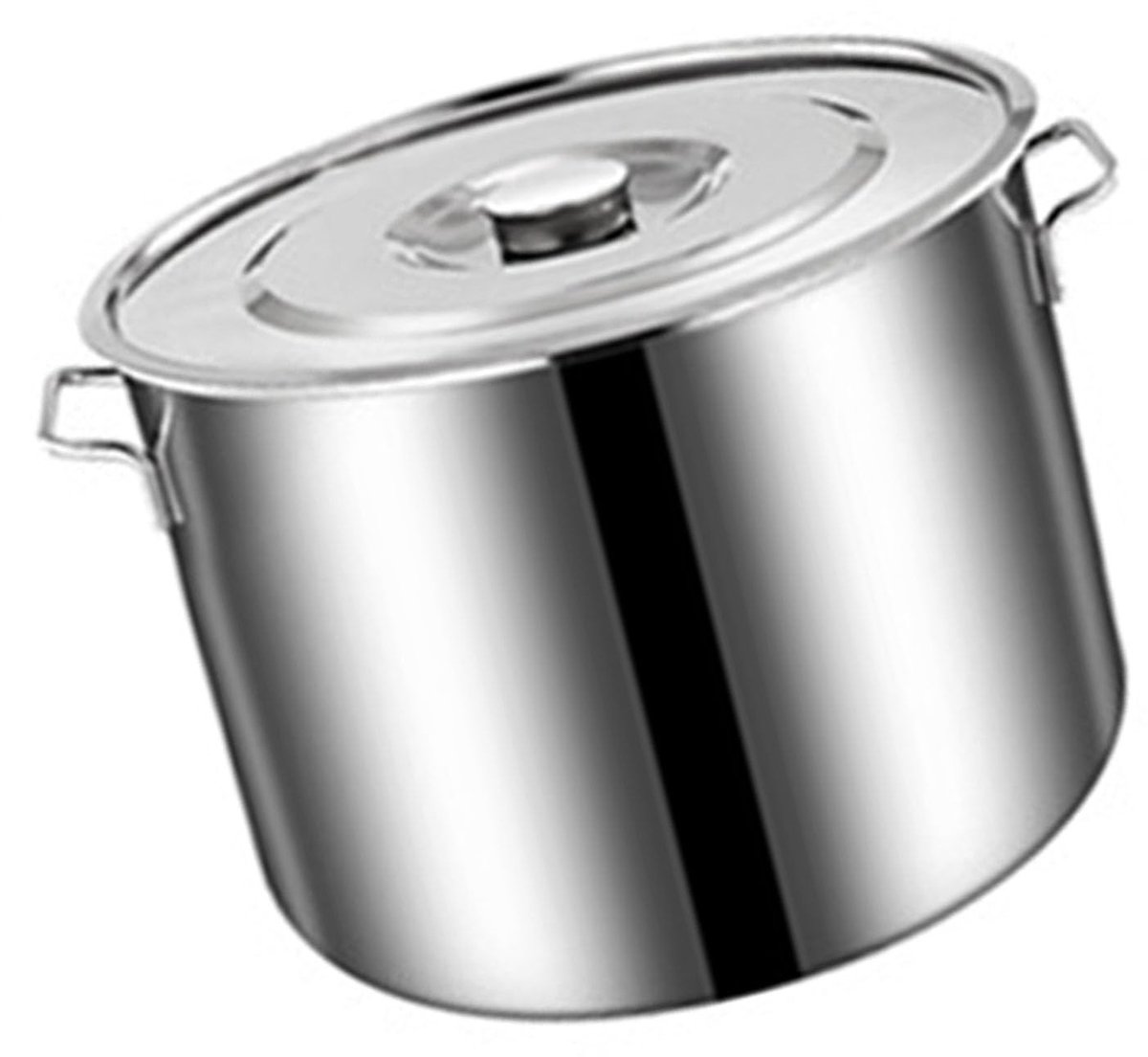 Omgoods - RVS Soep Pan met Deksel voor Koken