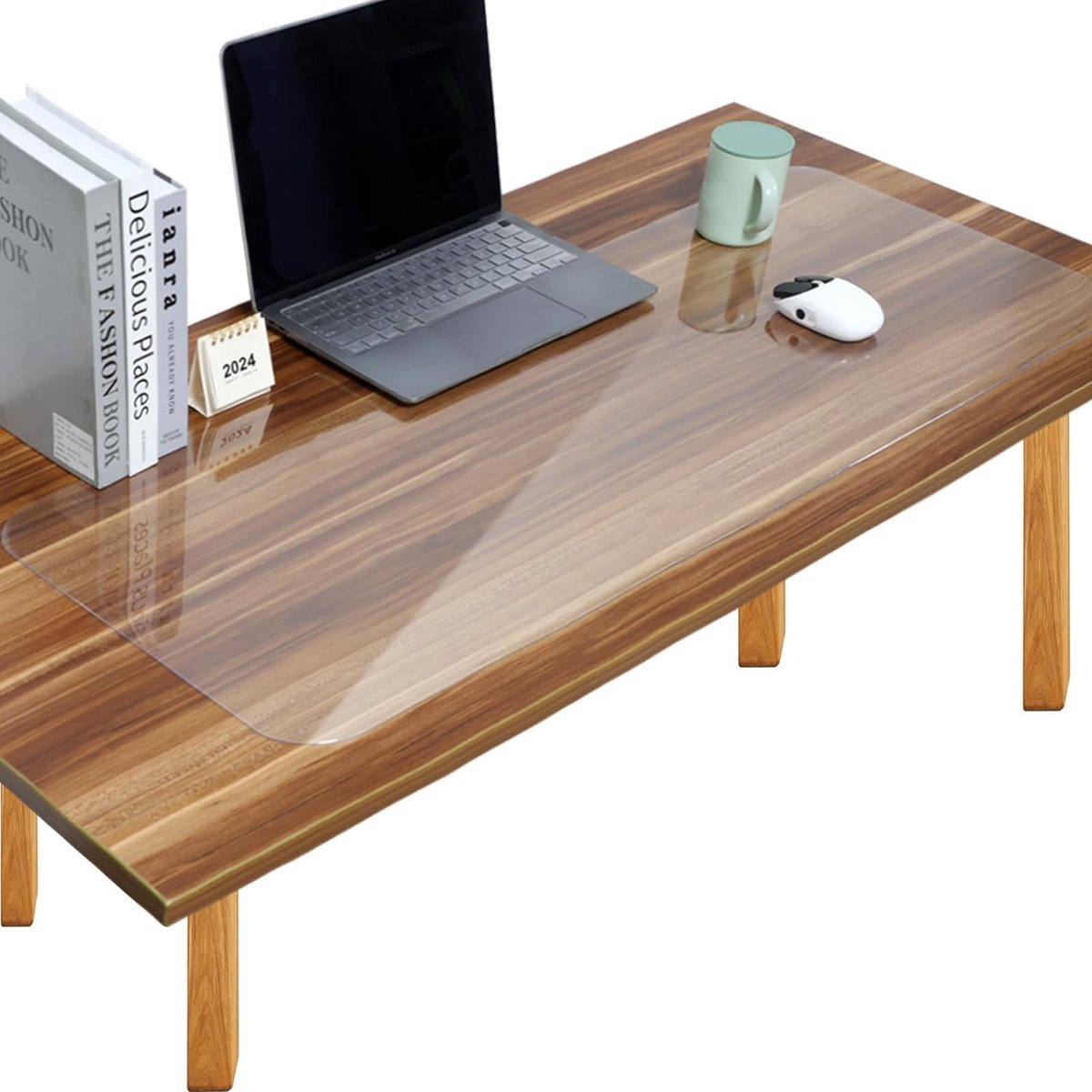Omgoods - Desk Mat - Transparante Waterdichte Bureau Onderlegger 100 x 40 cm