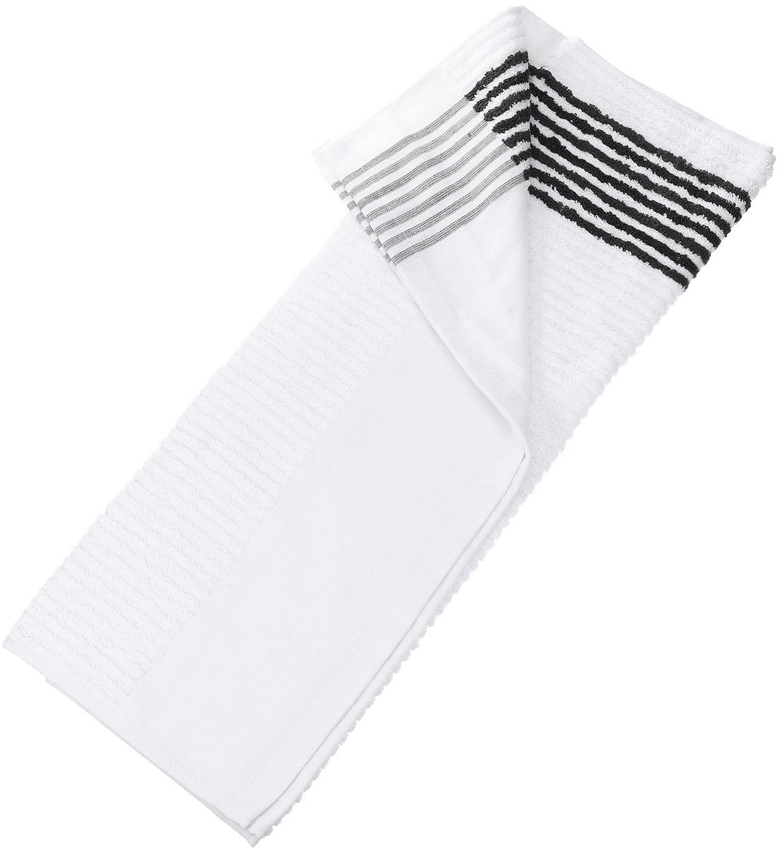 Omgoods - Golf Caddy Handdoek, 22 x 44 Inch, Wit-Zwart