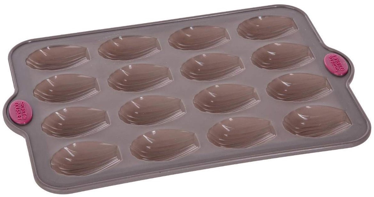Omgoods - Silicone Bakvorm voor 16 Madeleines - Non-Stick Coating