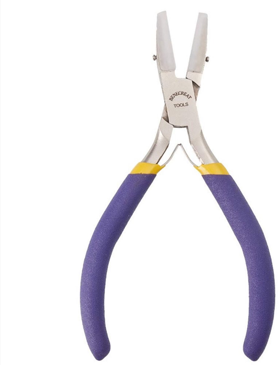 Omgoods- Sieradentang Dubbele Nylon Kaken - Gereedschap voor Knutselen - Antislip Handgreep - 135 mm Lang - Precisiewerk - Robuuste Constructie - Knutselgereedschap
