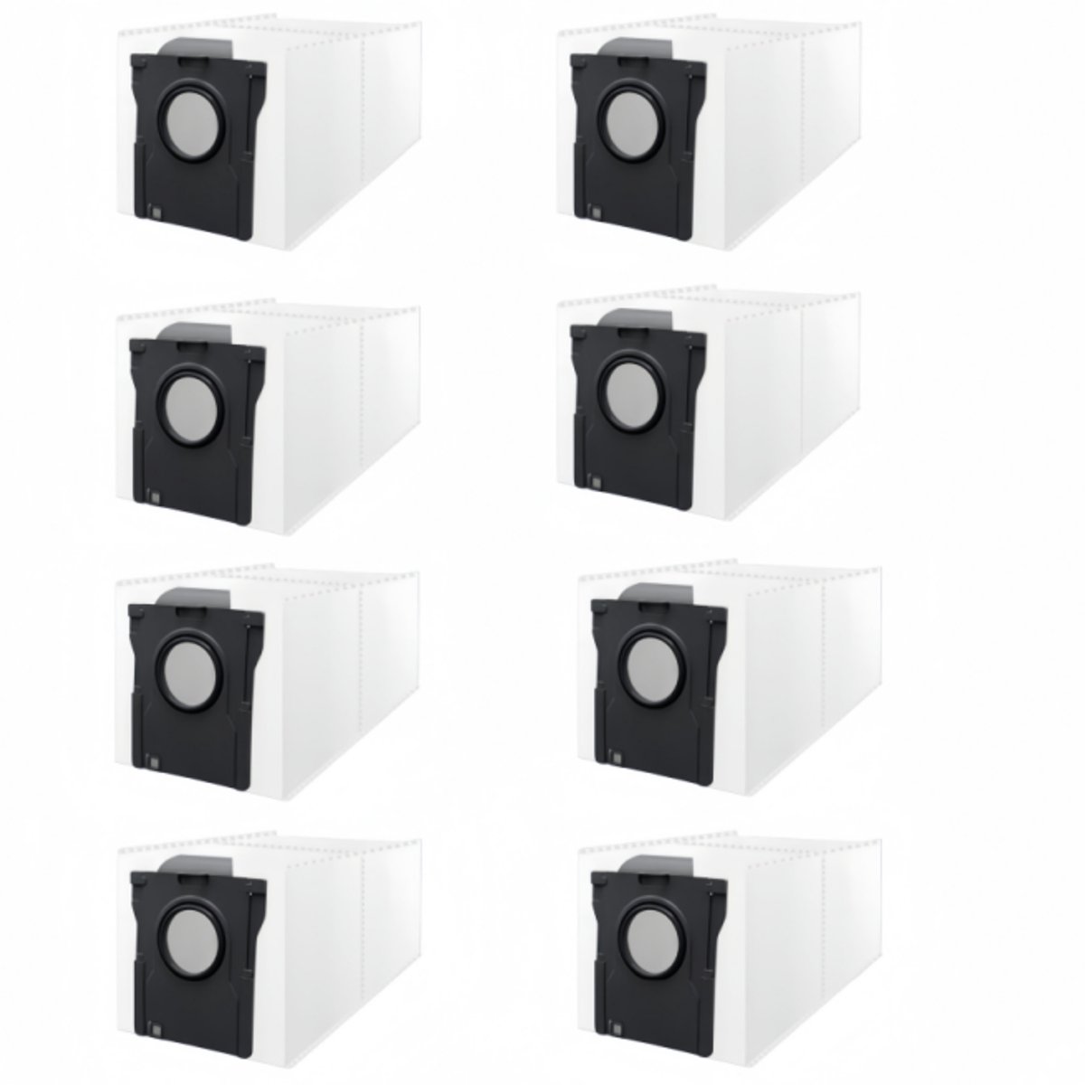 8 Stuks Stofzakken Geschikt voor Dreame D20 Plus & D20 Pro Plus - Vervangt RDB17 - 3L Stofzuigerzakken voor Afzuigstation