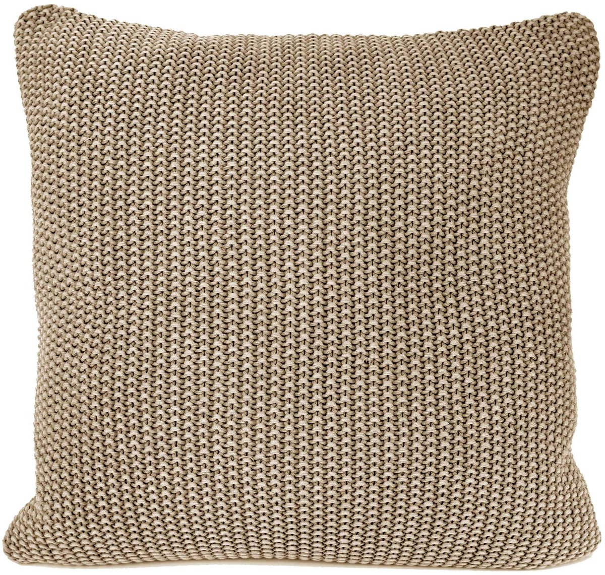 Omgoods - Nika Geweven Kussenhoes 50x50 cm - 100% Katoen, Sandkleur