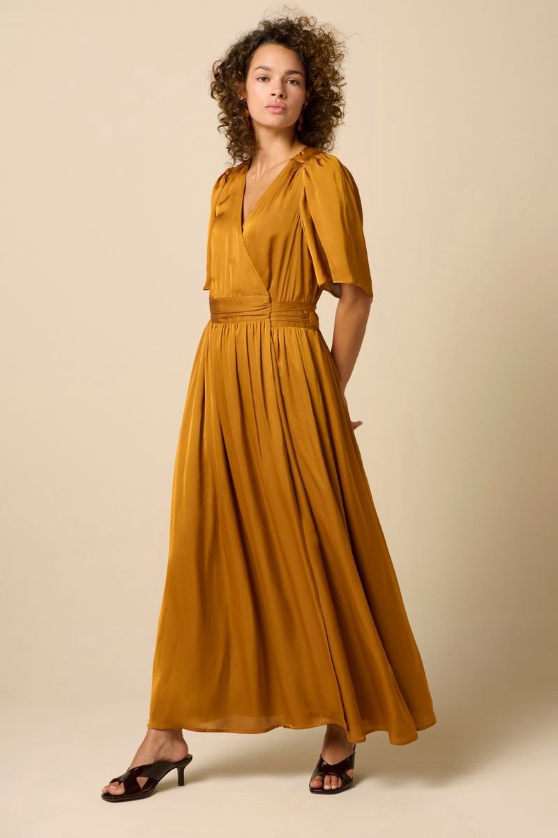 Sissy-Boy - Bruine maxi wikkeljurk