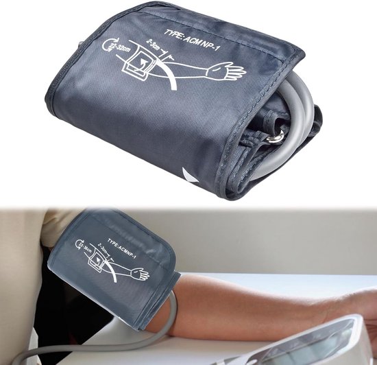 Foto: Bovenarm bloeddrukmeter manchet voor volwassenen geschikt voor bloeddrukmonitoring maat 22 32 cm accessoires voor gezondheid en welzijn