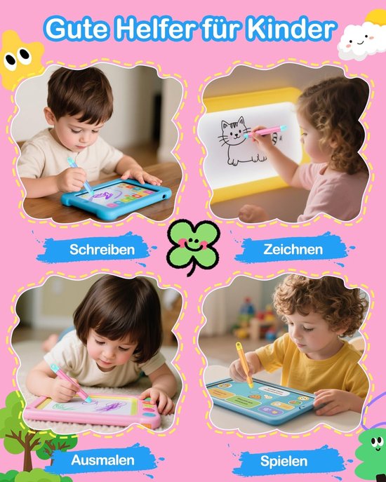 Stylus pen voor kinderen, veilige siliconen punt, ergonomisch design — afbeelding 4