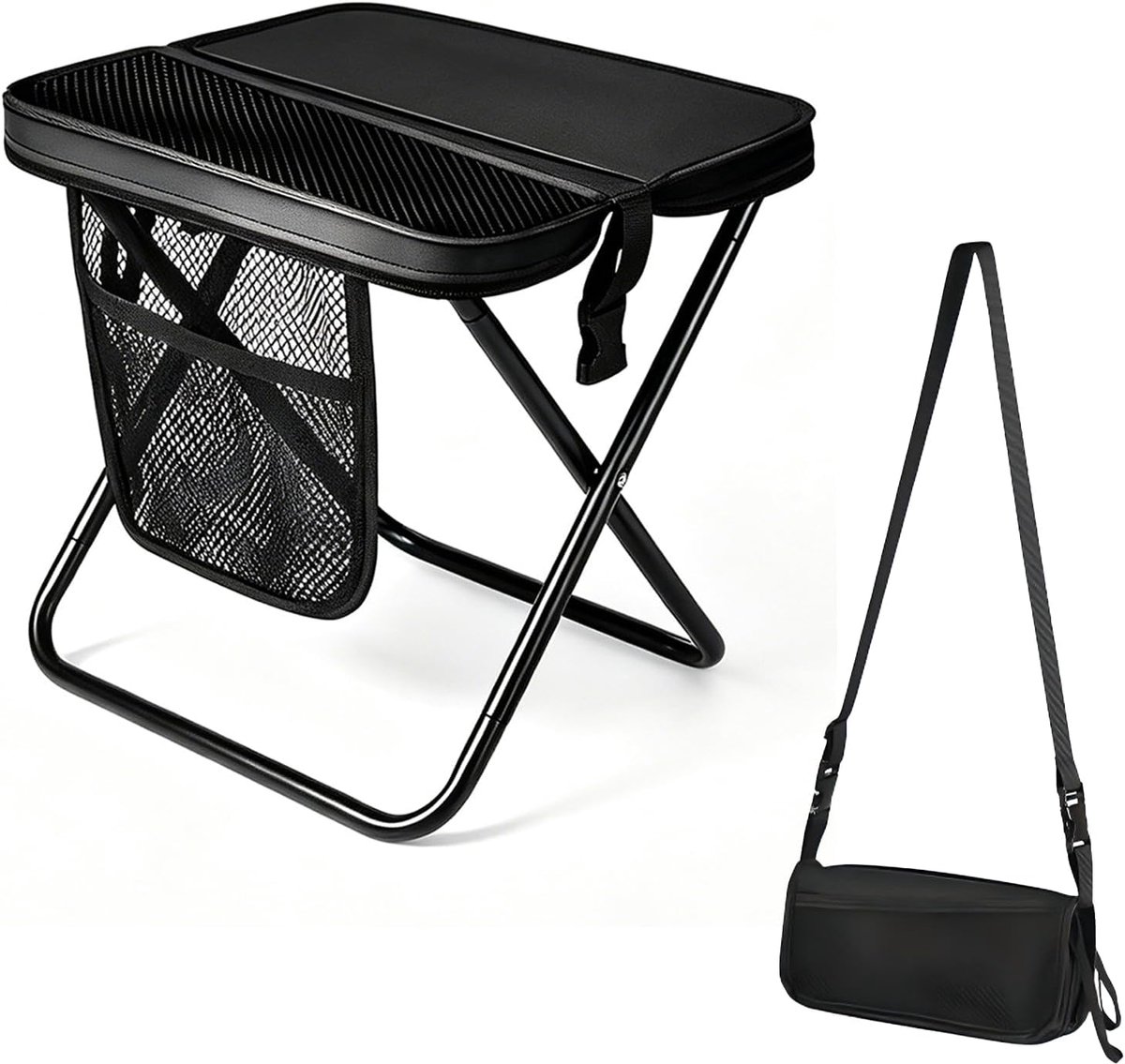 klapkruk, 31 cm, opvouwbare campingkruk, tot 120 kg, lichte