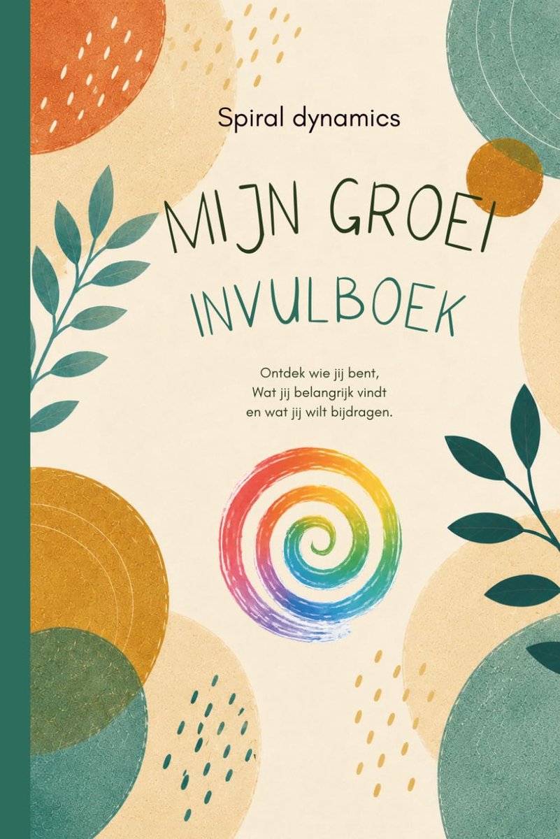 Mijn Groei invulboek - Spiral dynamics - persoonlijke ontwikkeling - stimuleert zelfreflectie - ShopVlot