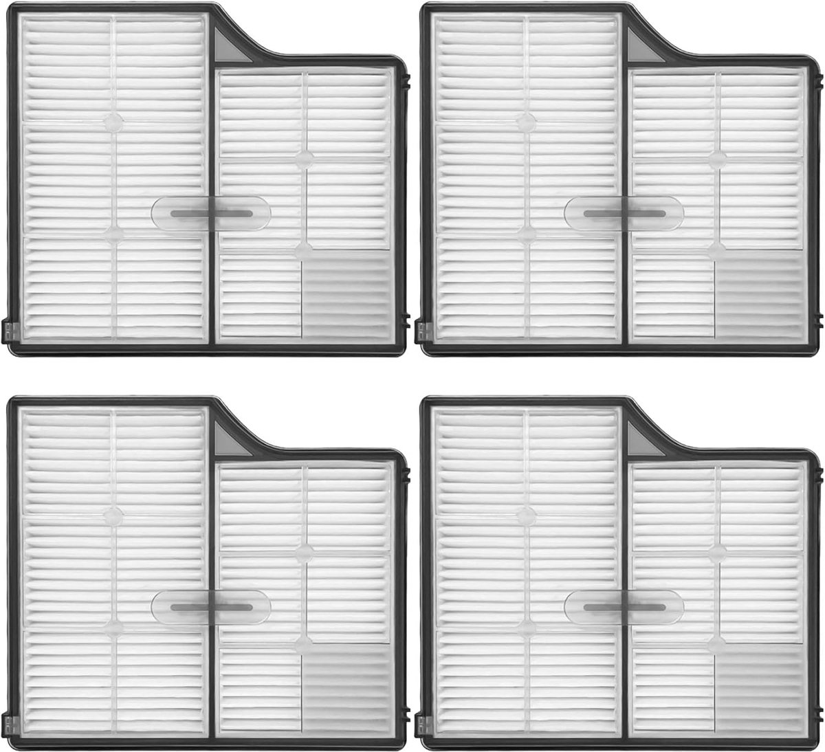 HEPA-filter voor Roborock Saros 10 / G30, wasbare vervangingsfilter, accessoires voor robotstofzuiger, stofzuigerfilter, 4 stuks