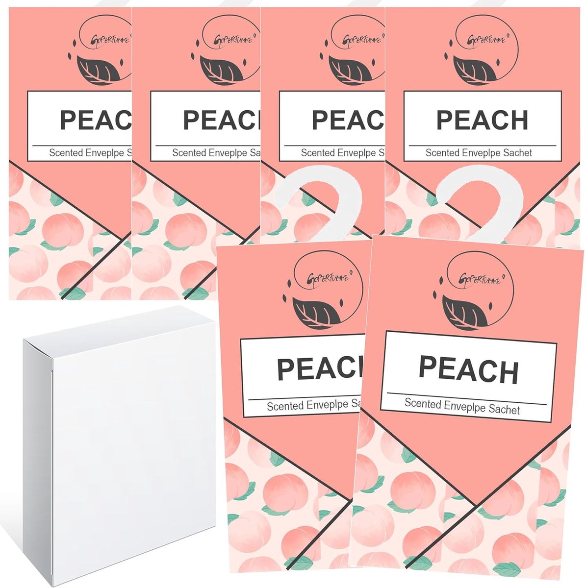 SnelShoppen - 6 Stuks Geurzakken Voor Kledingkast, Luchtverfrisser Geurzakken, Aroma Zakjes, Natuurlijke Fragrantie, Peper, Watermeloen, Sinaasappel,
