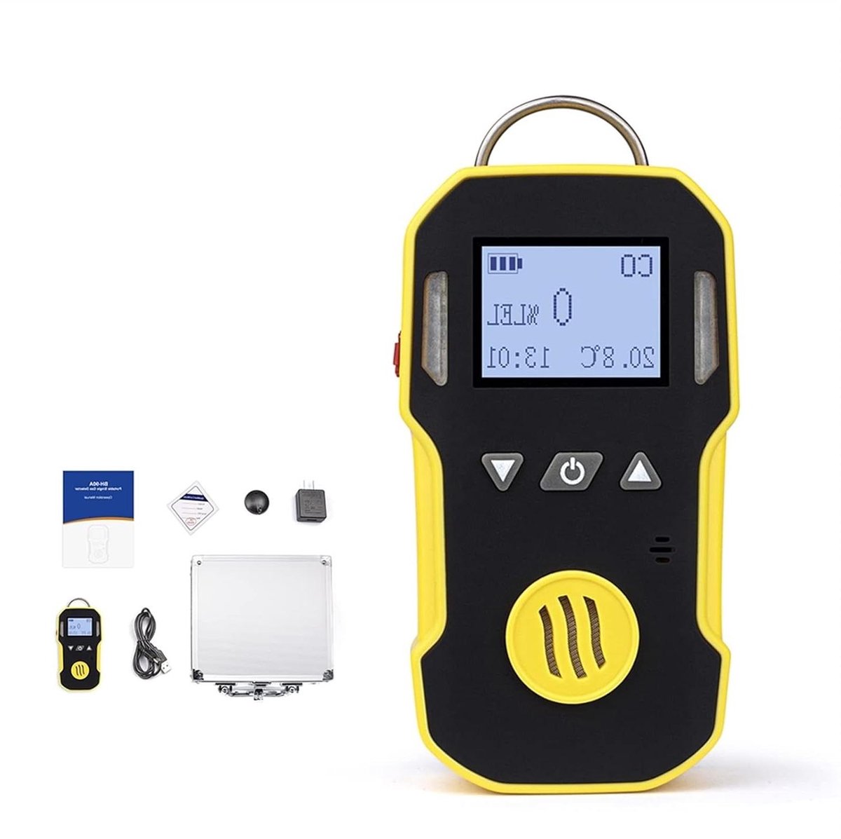 CO Gas Detector - Koolmonoxide Meter - Luchtkwaliteit Meten - Explosieveilig Ontwerp - 1000ppm - Zwart