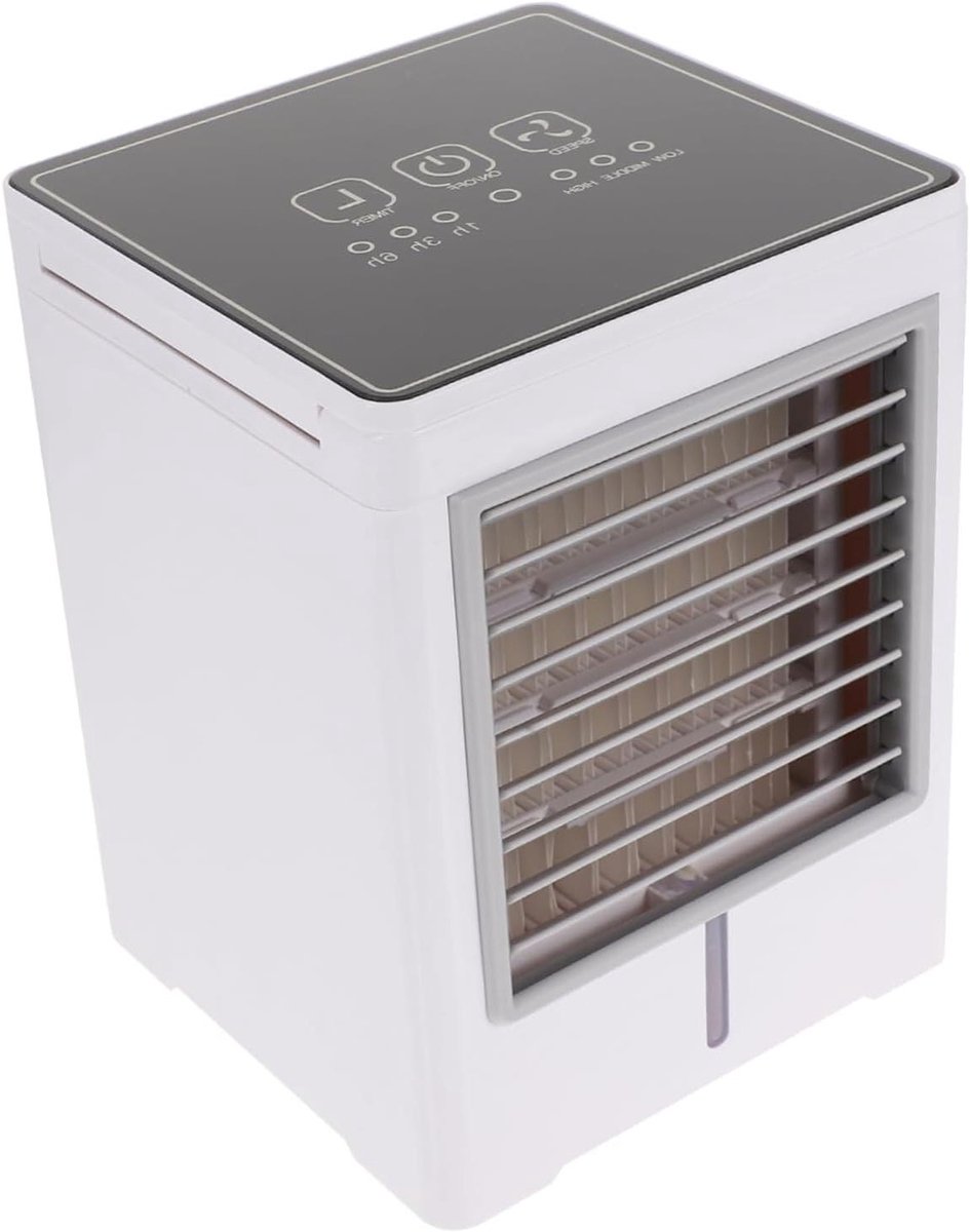 Mini Airco Ventilator - Persoonlijke Koeler - Bureau Koelen - USB Aangedreven - 14.5 cm - Wit