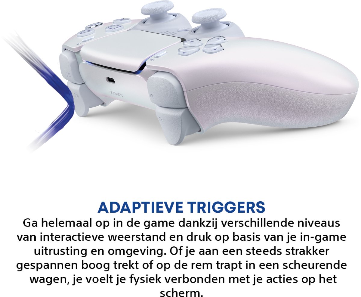 Sony PS5 DualSense draadloze controller – Chroma Pearl – foto 2