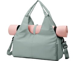 SnelShoppen - CCAIPU Yogamat Draagtas, Waterdichte Gymtas met Schoenenvak en Natte Zak, Grote Capaciteit voor Yoga-Accessoires, Perfect voor Vrouwen