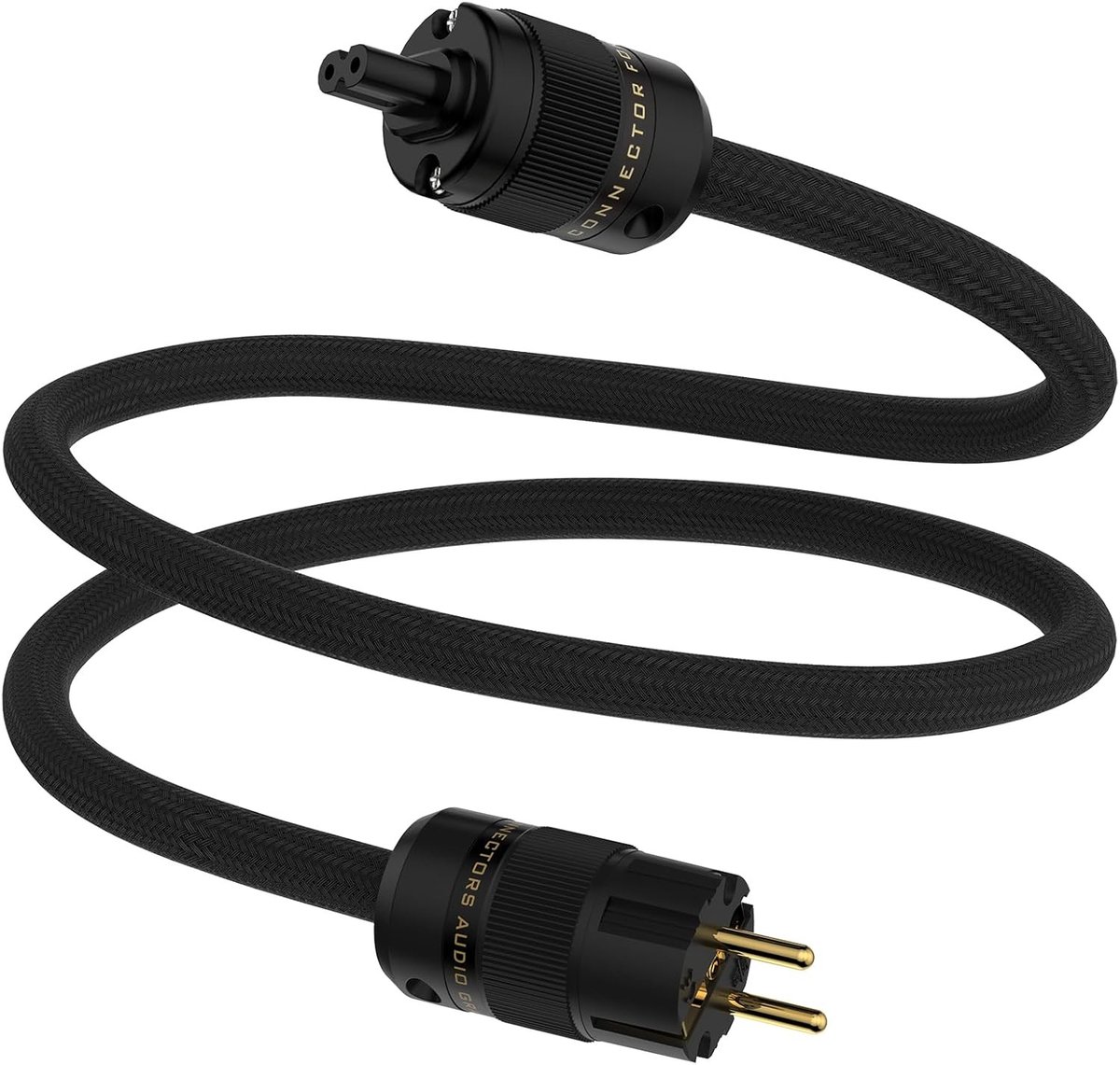 High End C7 Stroomkabel voor HiFi Audio - 1 Meter Kwaliteitskabel met Schakelaar en Connector