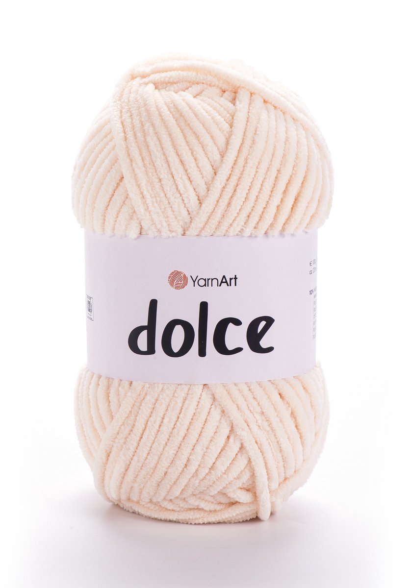 YarnArt Dolce Chenillegaren - 100% Micropolyester - voor Amigurumi Haken en Breien - 100g / 120m - Kleur 779