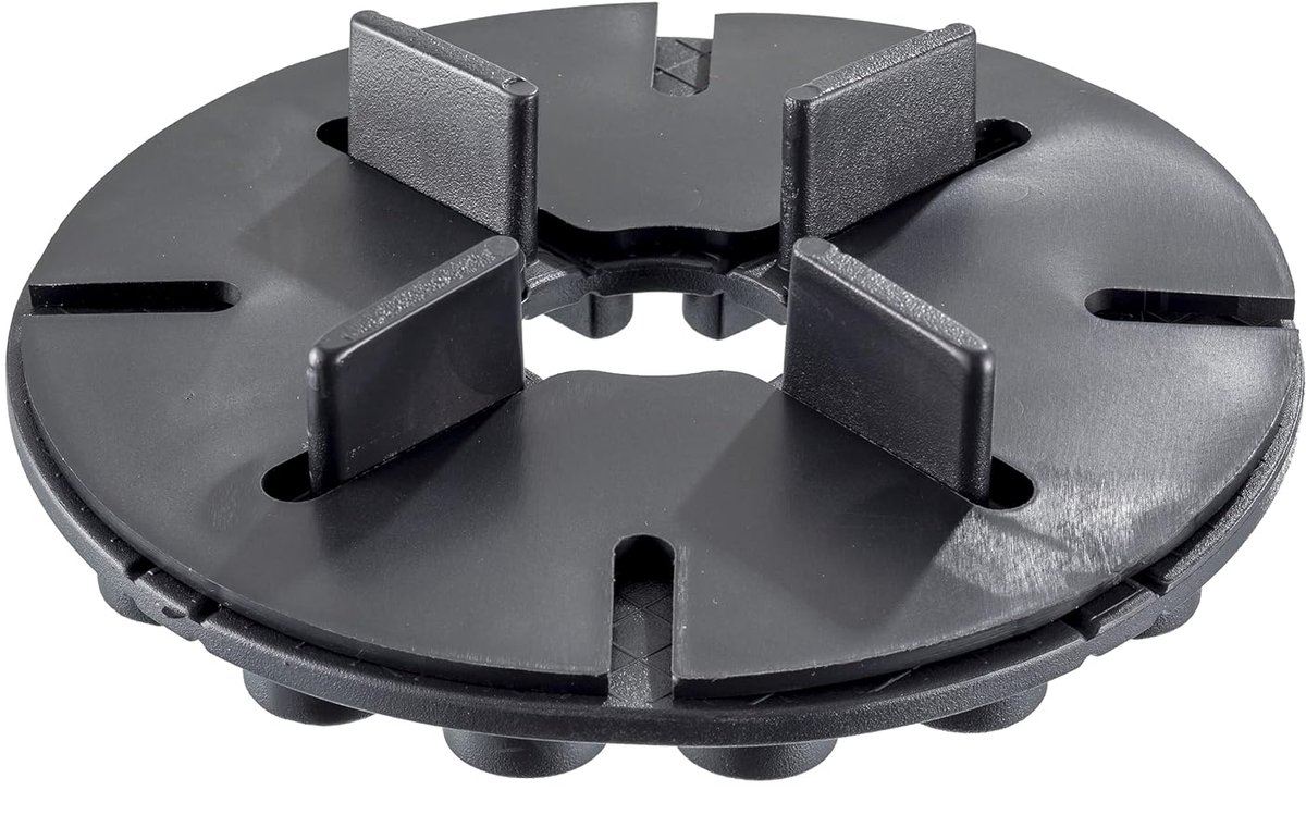 Compensatieschijven voor plaatlagers - 50 stuks - stellagers en kieagers 2 mm, rubberen plaatlagers - stellagers voor terrasplaten Made in Germany