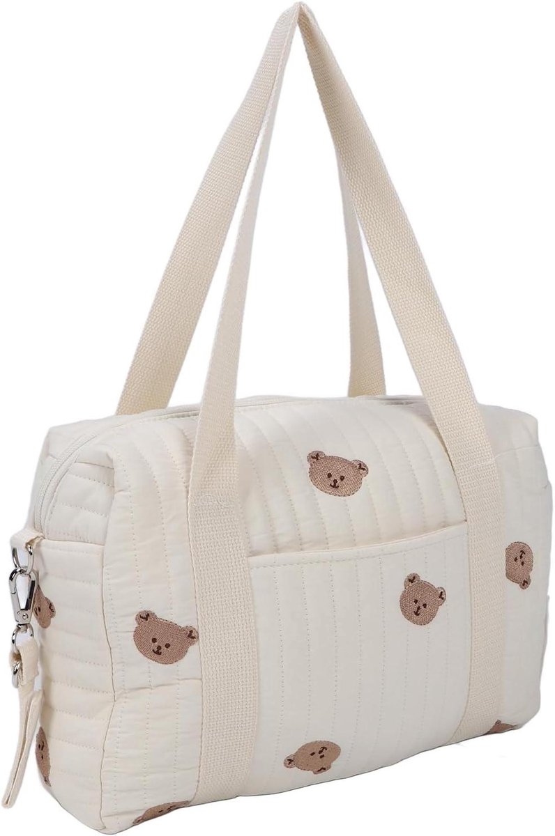 Luieropslag Handtas - Kinderwagen Organizer - Baby Benodigdheden Dragen - Grote Capaciteit - 27x18x3 cm - Bear Bag