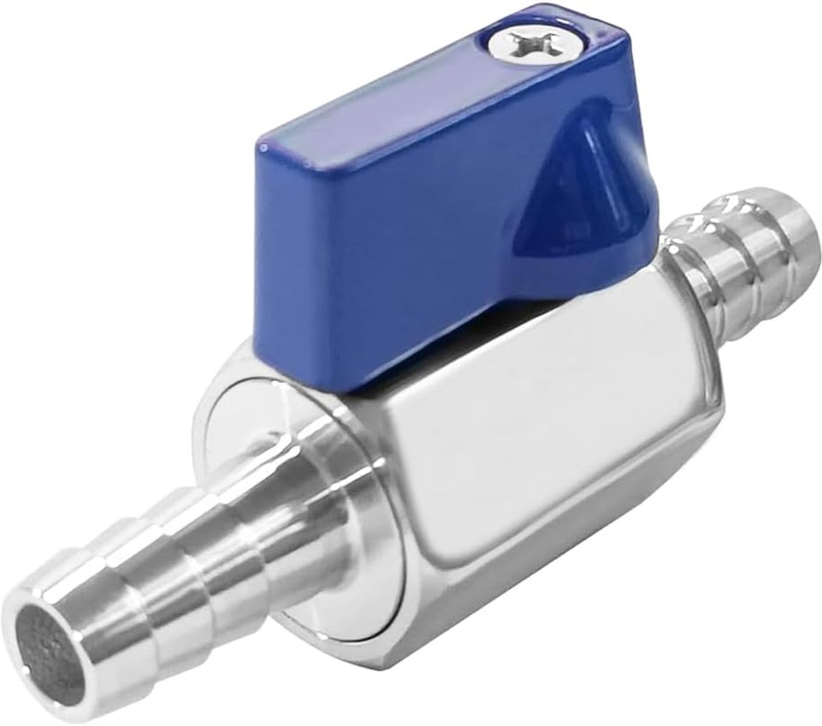 kogelkraan, Mini afsluitventiel, RVS waterslang pijpfittingen [10mm]