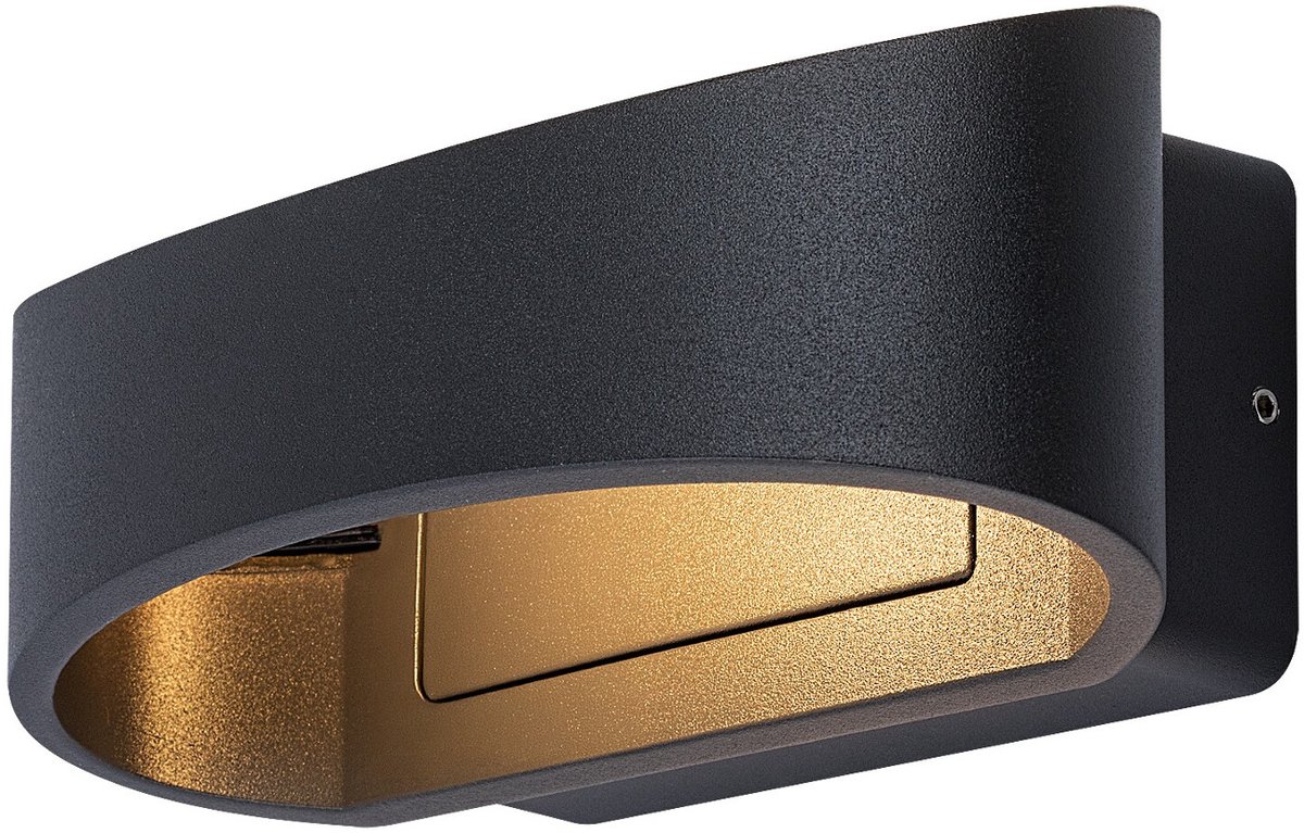 Rabalux Gerla - Buiten wandlamp, antraciet, LED 9 W, IP54, 3000 K, 77179