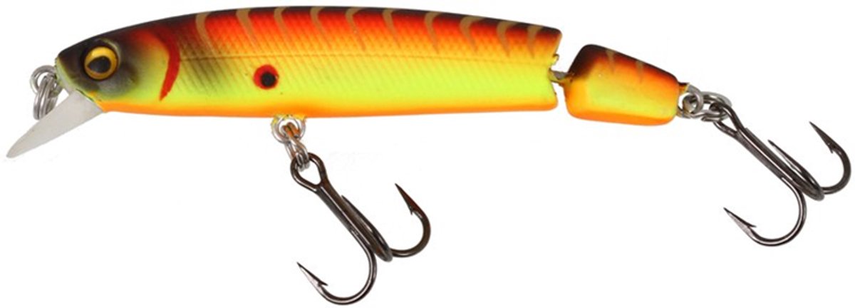 LFT Minnow Twinkle Tail 6cm 4 gram orange yellow tiger 0-0,5mtr