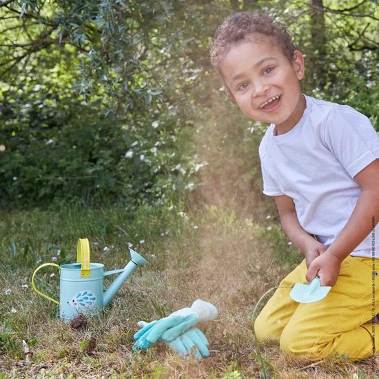 Little Gardener Playset - Set Of 4 Gardening Tools for Children - Fine Motor Skills - Mint Colour - from 3 Years Old J03187 van Janod — afbeelding 3